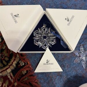 Swarovski Crystal Snowflake Ornament collection 1998-2022, 2024